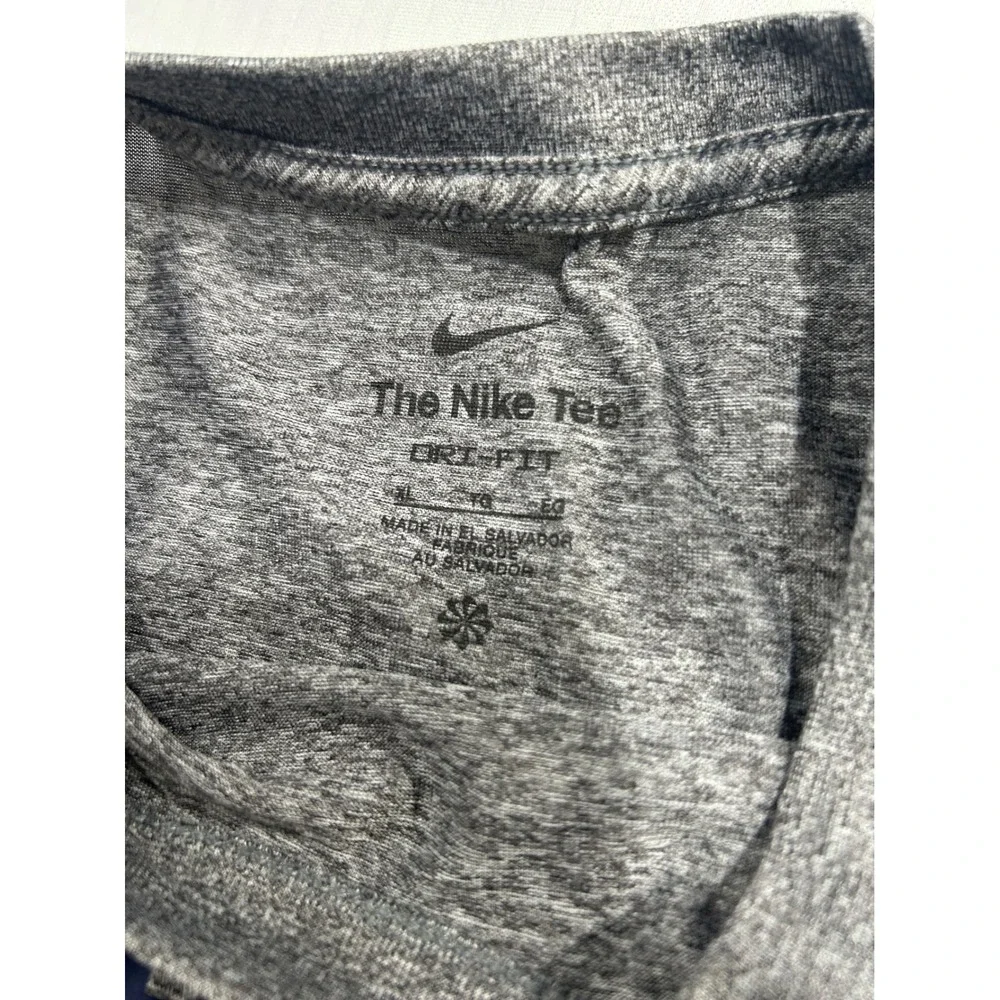 Nike‎ Dri-FIT River Falls Football Graphic T-Shirt Gray Mens XL Heathered Tee